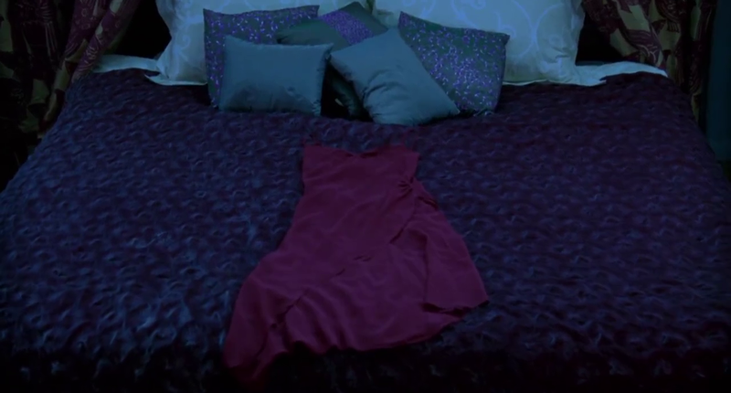 To be fair the Red Dress thing was a little overblown, and the explination in the film is fairly simple seeing as it was left for her.